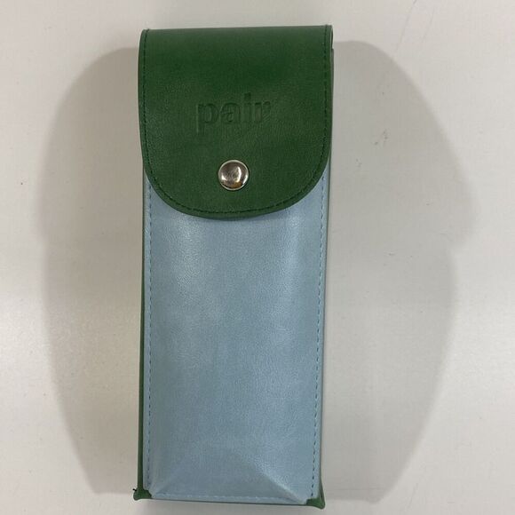 Pair Eyeglasses FRAMES ONLY “The Quinn” Clear Frames 049 55-16-140 W/ Case - Picture 8 of 9